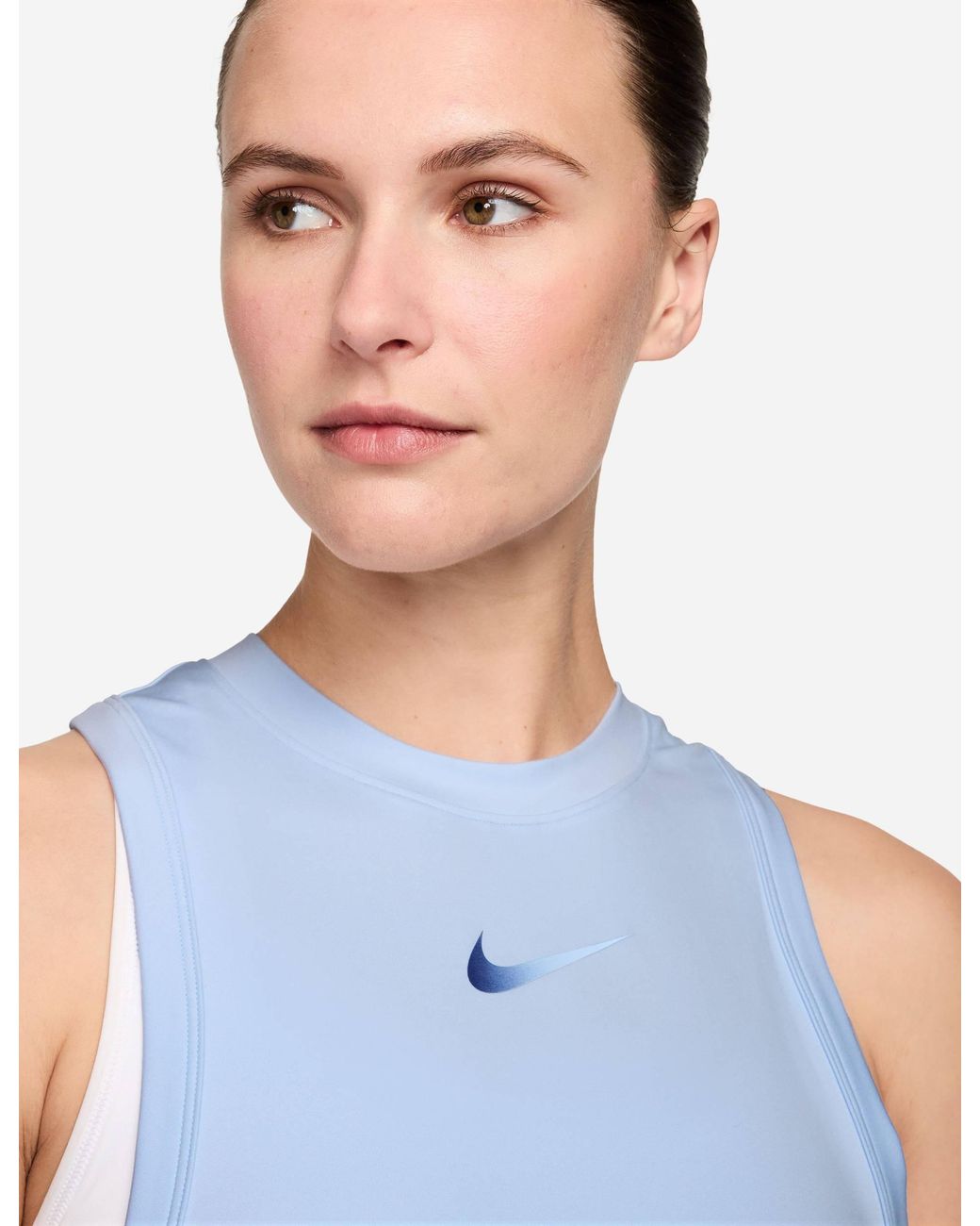 Nike Blue Women's Pro Dri-fit Tank Top