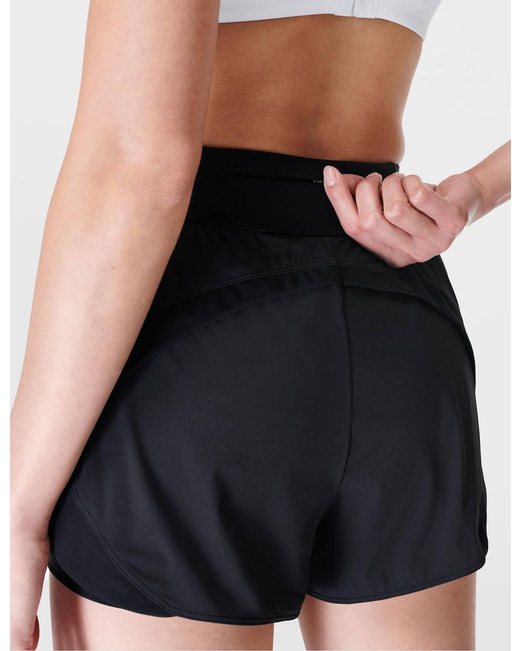 Sweaty Betty Black Women's Tempo Run Shorts