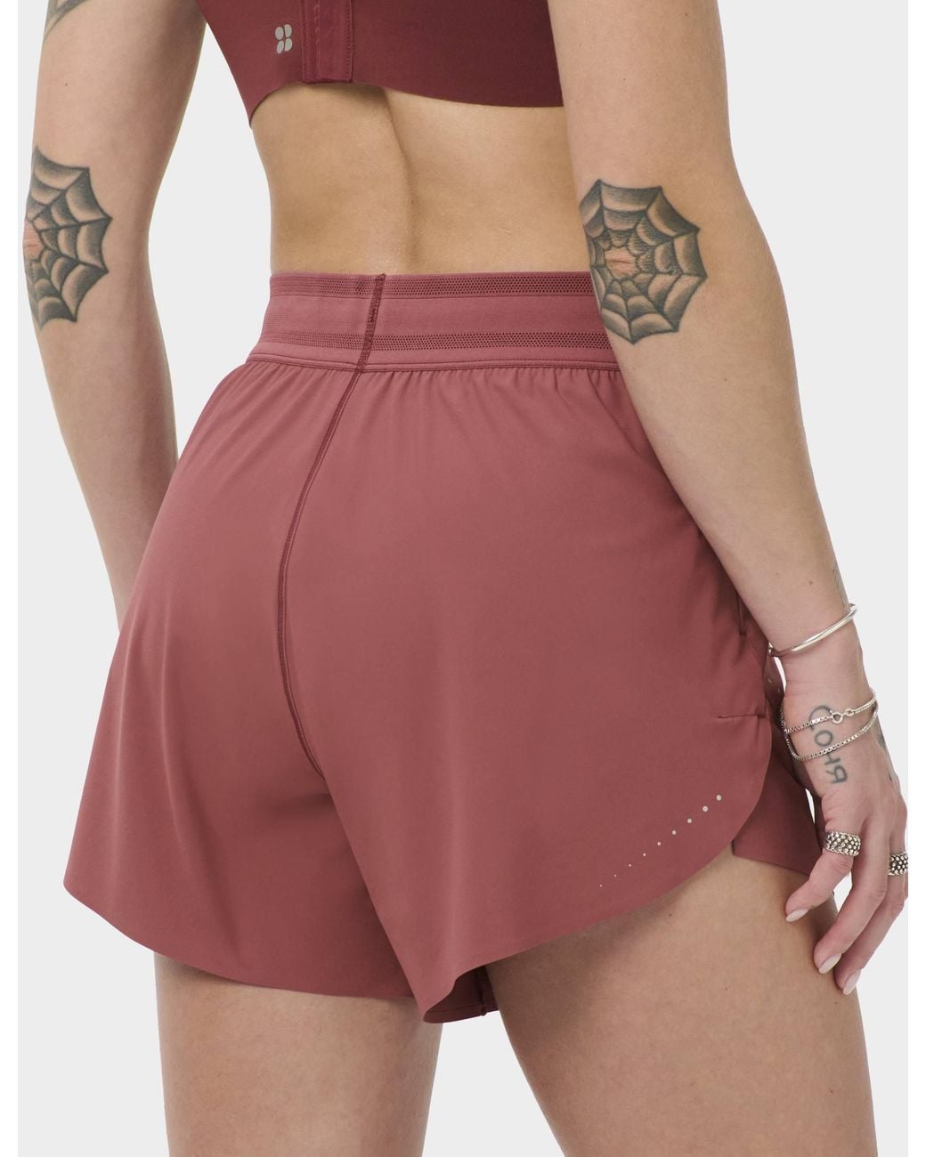 Sweaty Betty Red Women's Runners High Loose Short