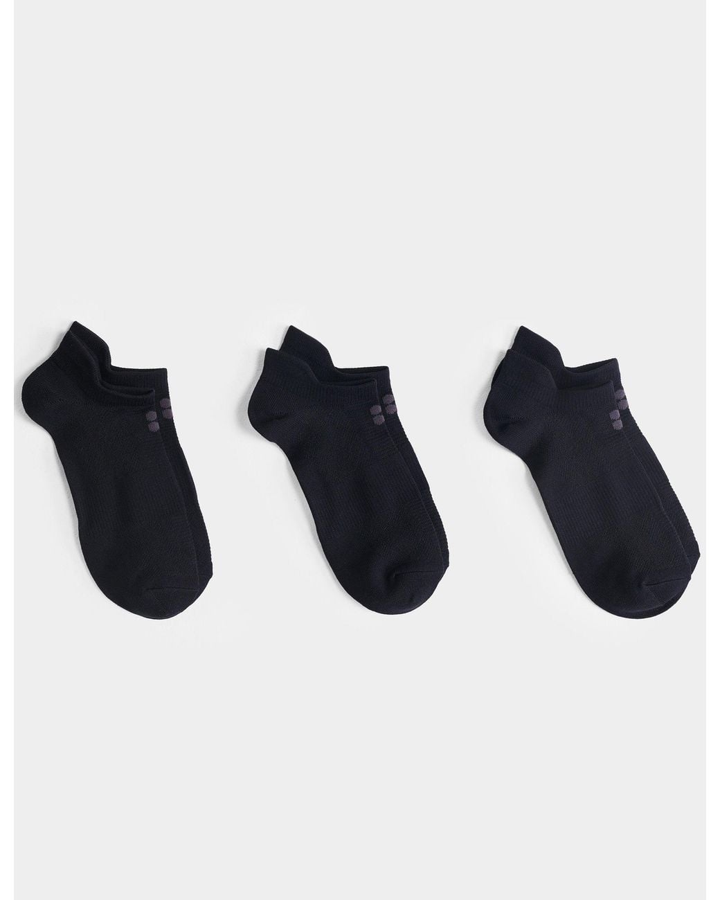 Sweaty Betty Blue Women's Lightweight Trainer Socks 3 Pack