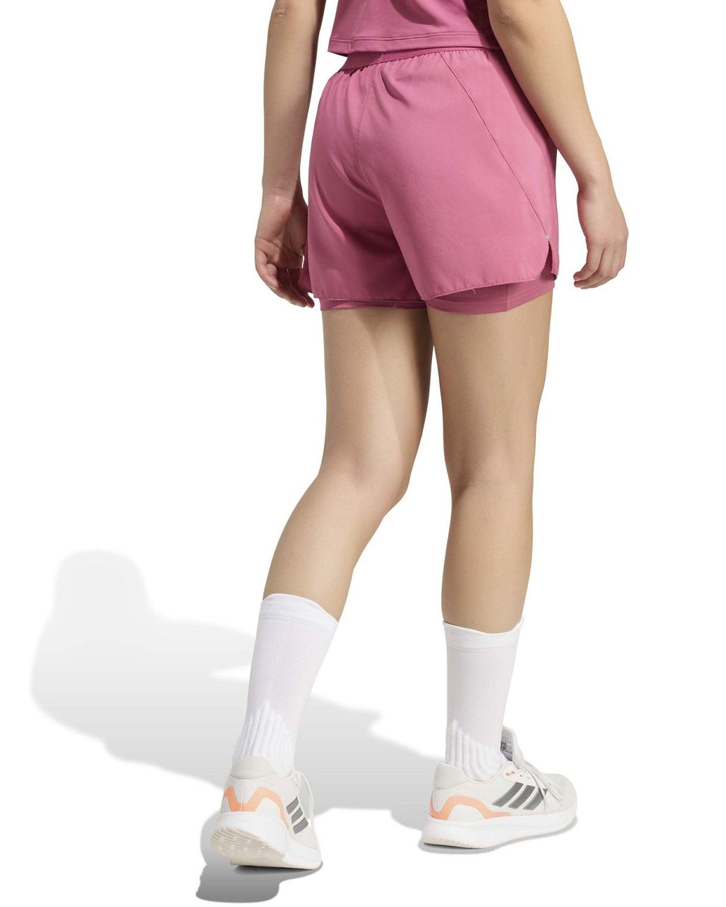 Adidas Pink Women's Adi365 Running Essentials 2in1 Shorts