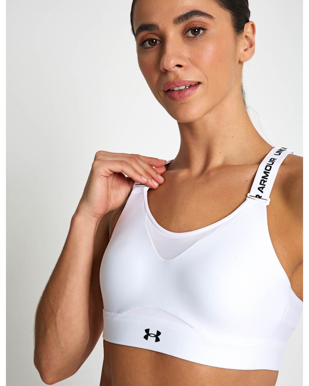 Under Armour White Women's Infinity 2.0 High Support Sports Bra