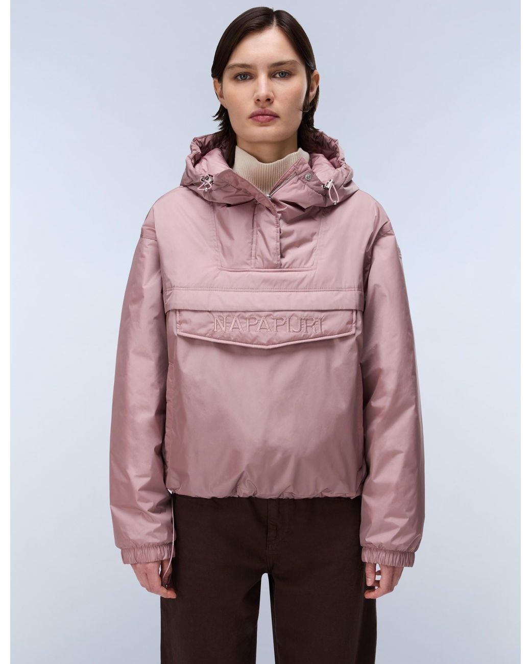 Napapijri Pink Women's Rainforest Optique Anorak Jacket