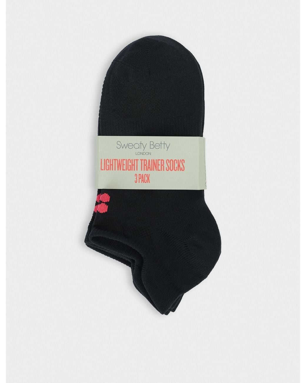 Sweaty Betty Blue Women's Lightweight Trainer Socks 3 Pack