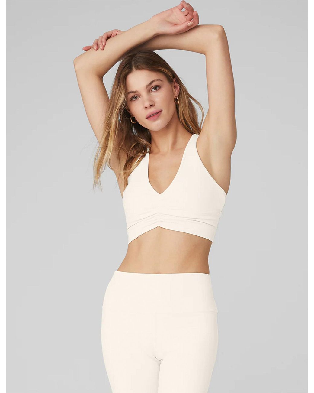 Alo Yoga Women's Wild Thing Sports Bra in White | Lyst UK