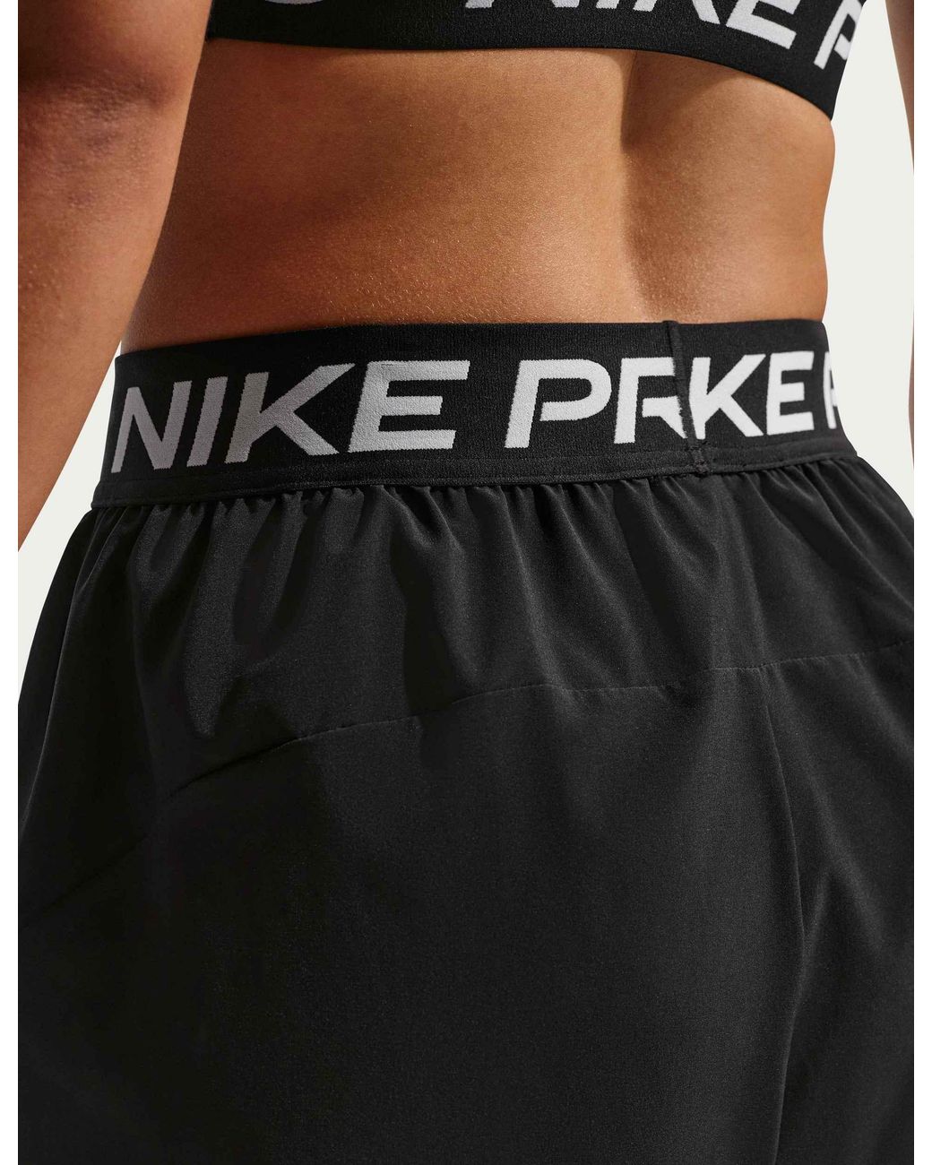 Nike Black Women's Pro 2-in-1 Shorts