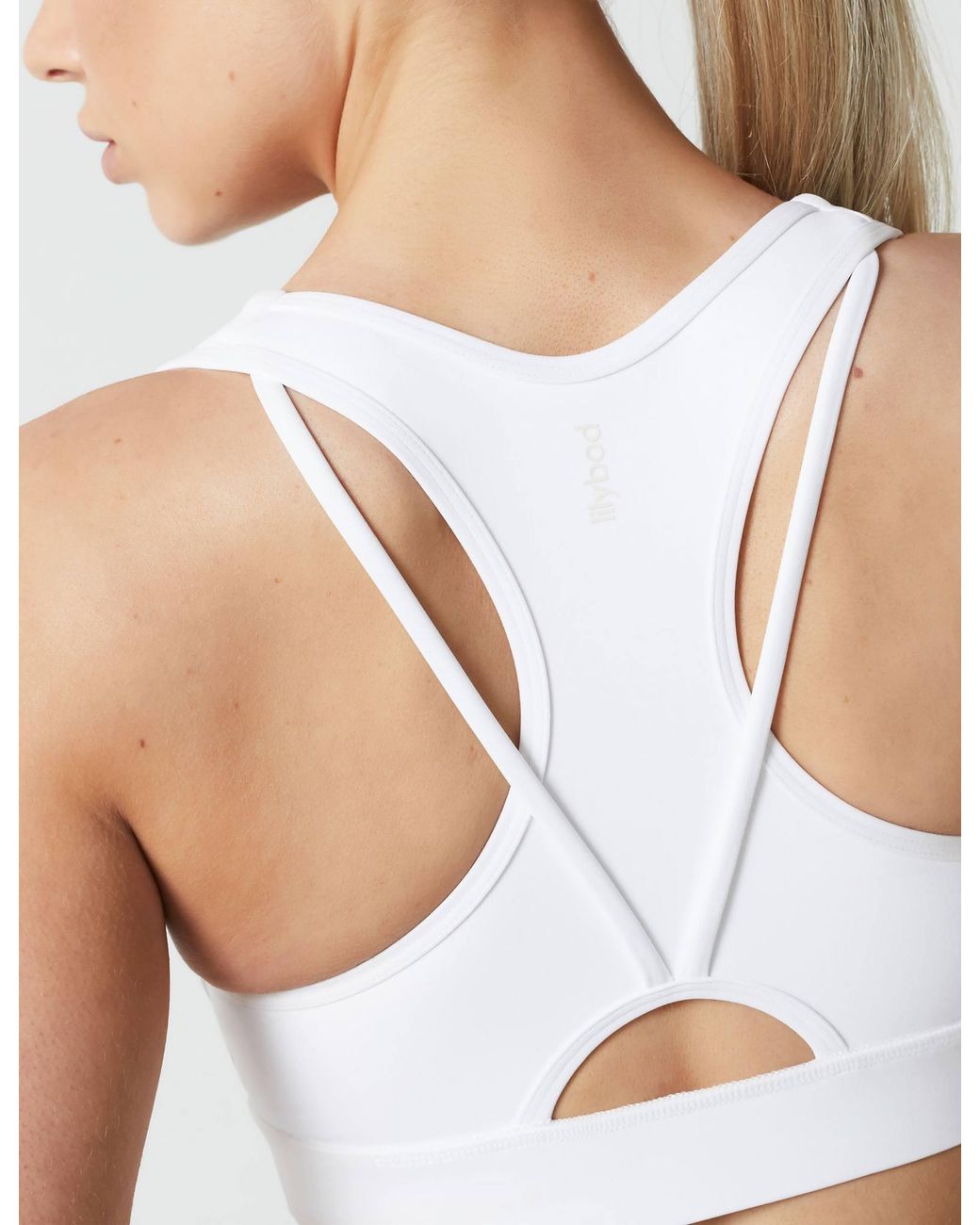 Lilybod White Women's Frankie Cloud-core Sports Bra
