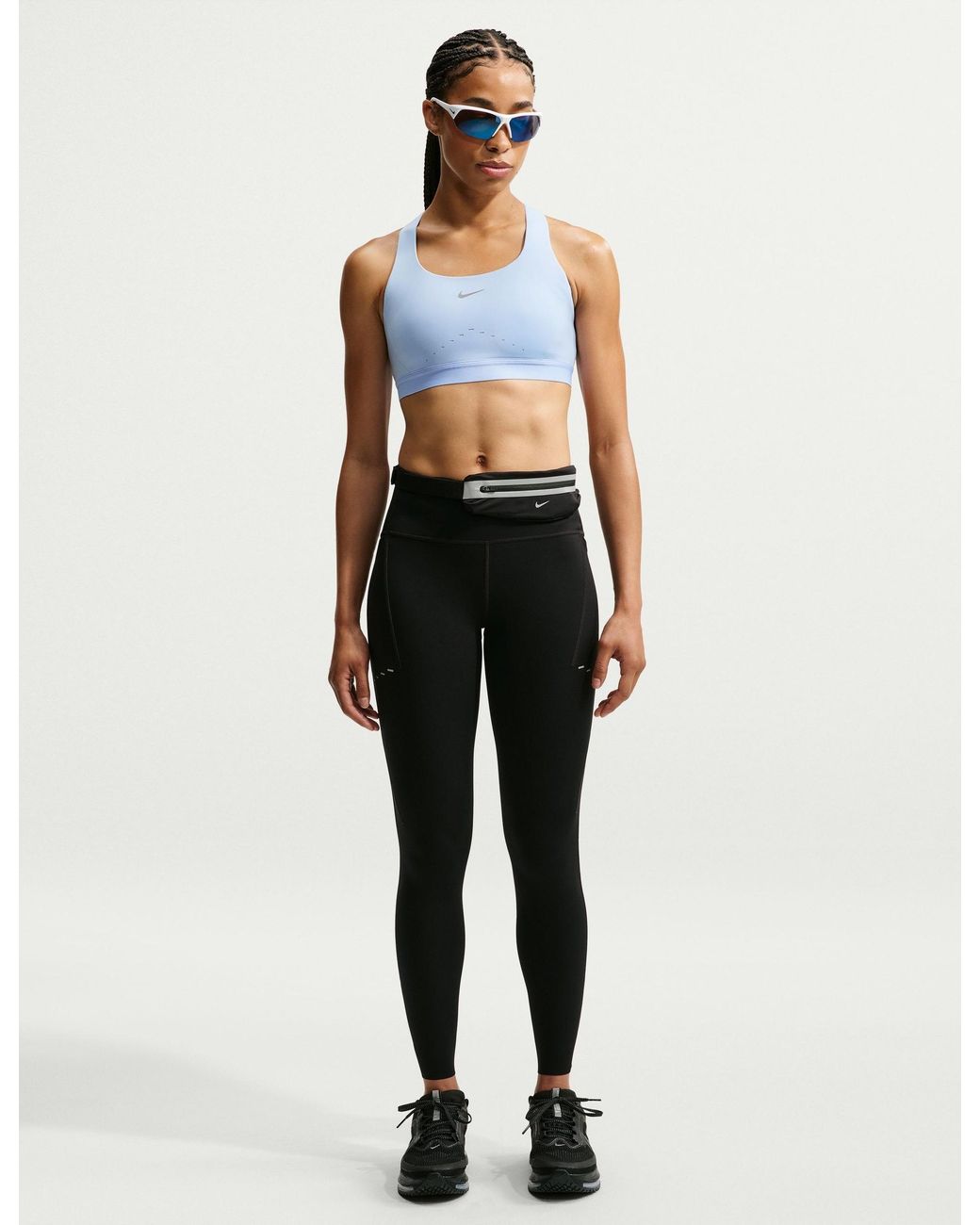 Nike Blue Women's Swift High-support Lightly Lined Sports Bra