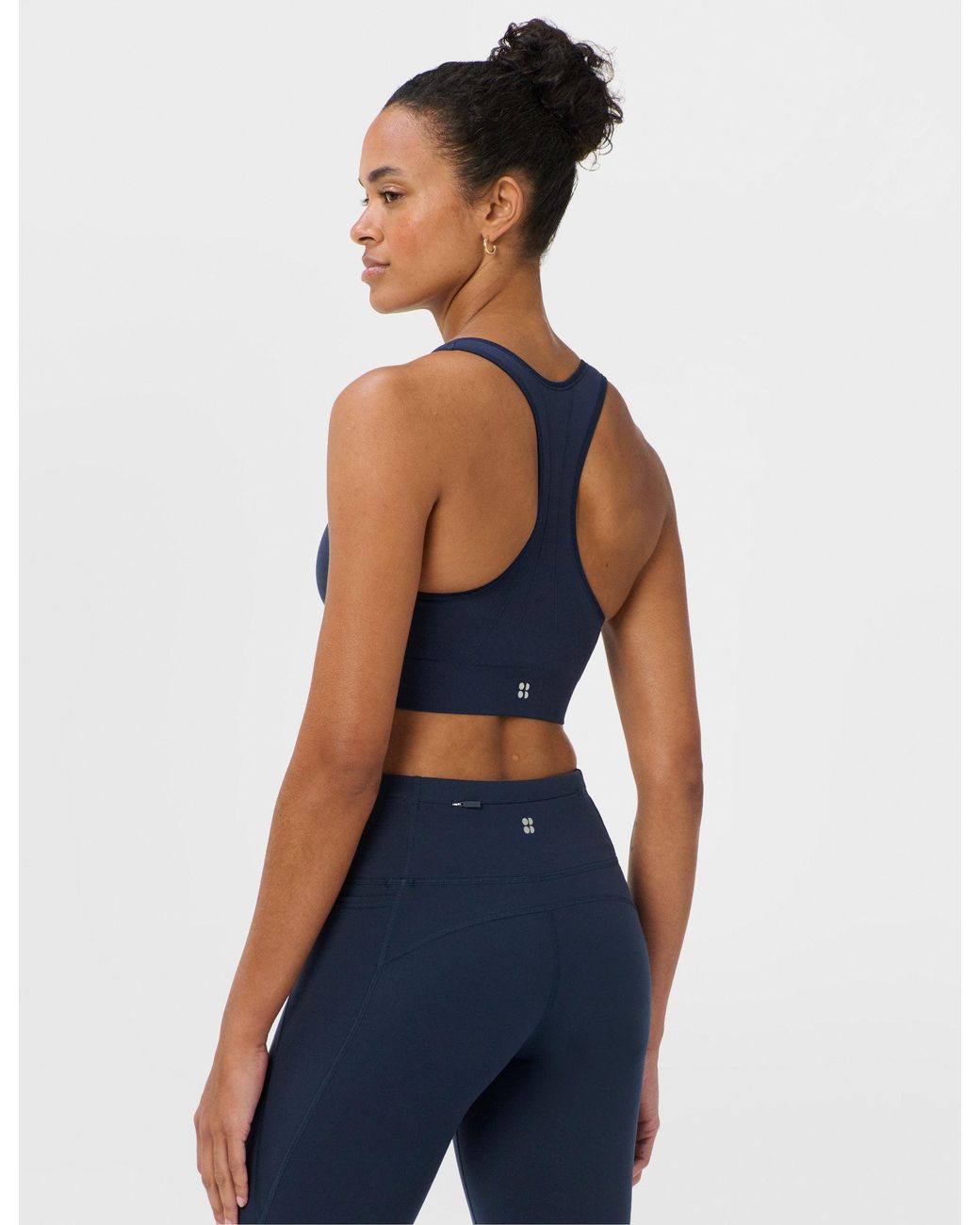 Sweaty Betty Blue Women's Stamina Seamless Sports Bra