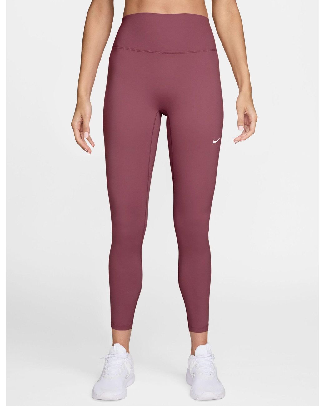 Nike Red Women's One High Waisted 7/8 leggings