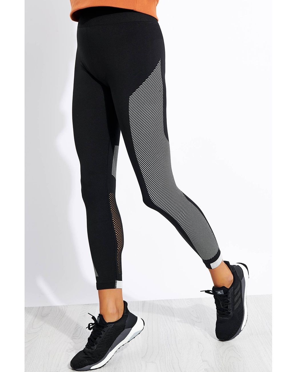 adidas Believe This Primeknit Flw leggings in Black Lyst UK