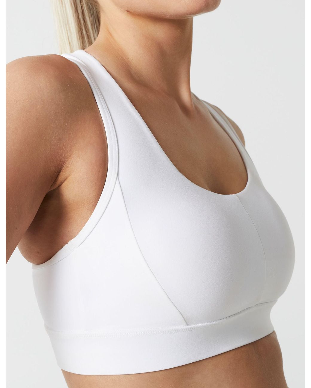 Lilybod White Women's Frankie Cloud-core Sports Bra