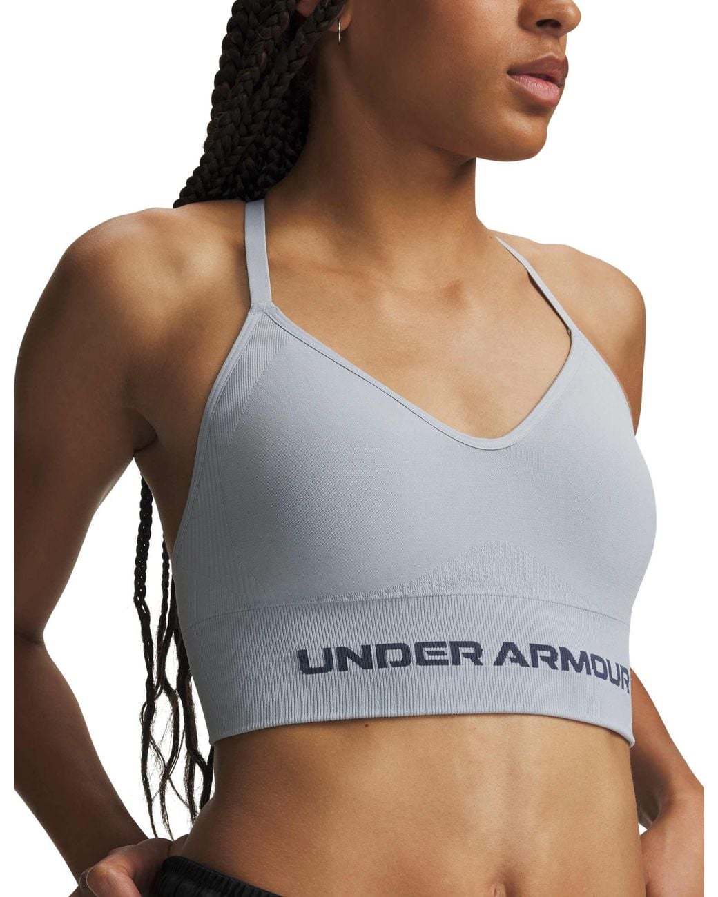 Under Armour Blue Women's Vanish Seamless Low Light Support Sports Bra
