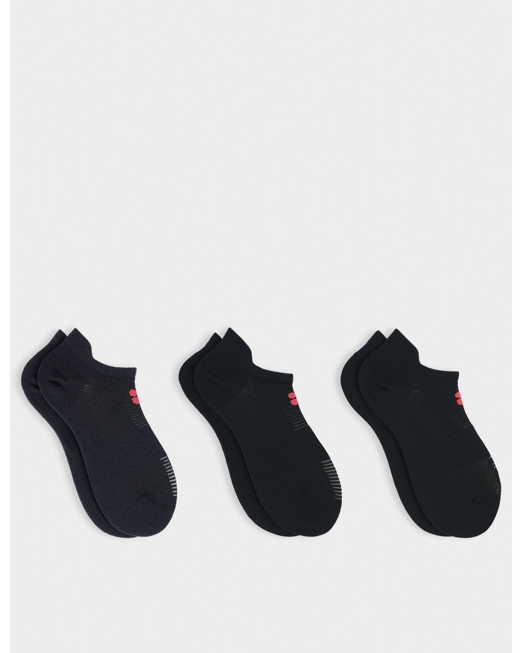 Sweaty Betty Blue Women's Lightweight Trainer Socks 3 Pack