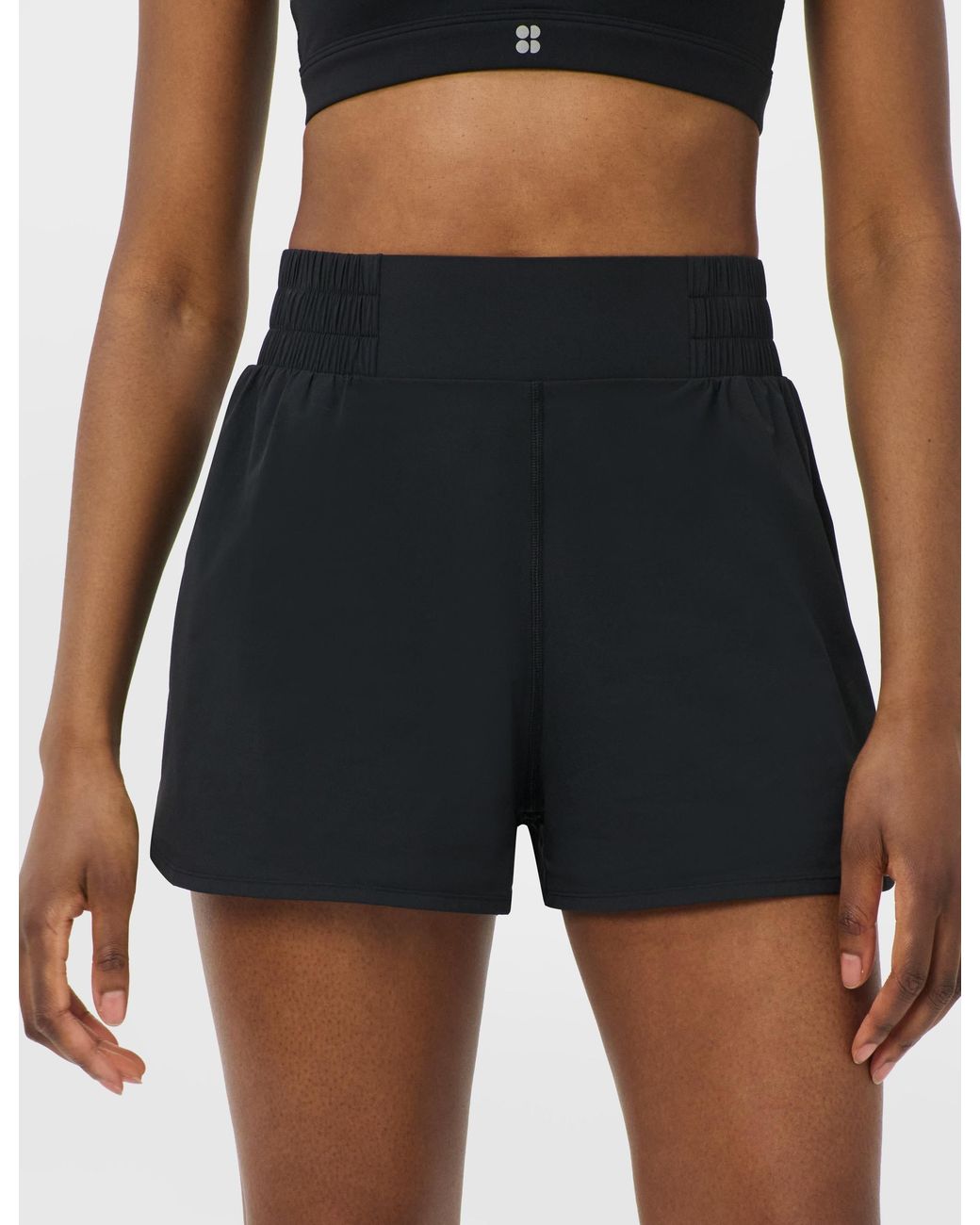Sweaty Betty Black Women's Running Shell Shorts
