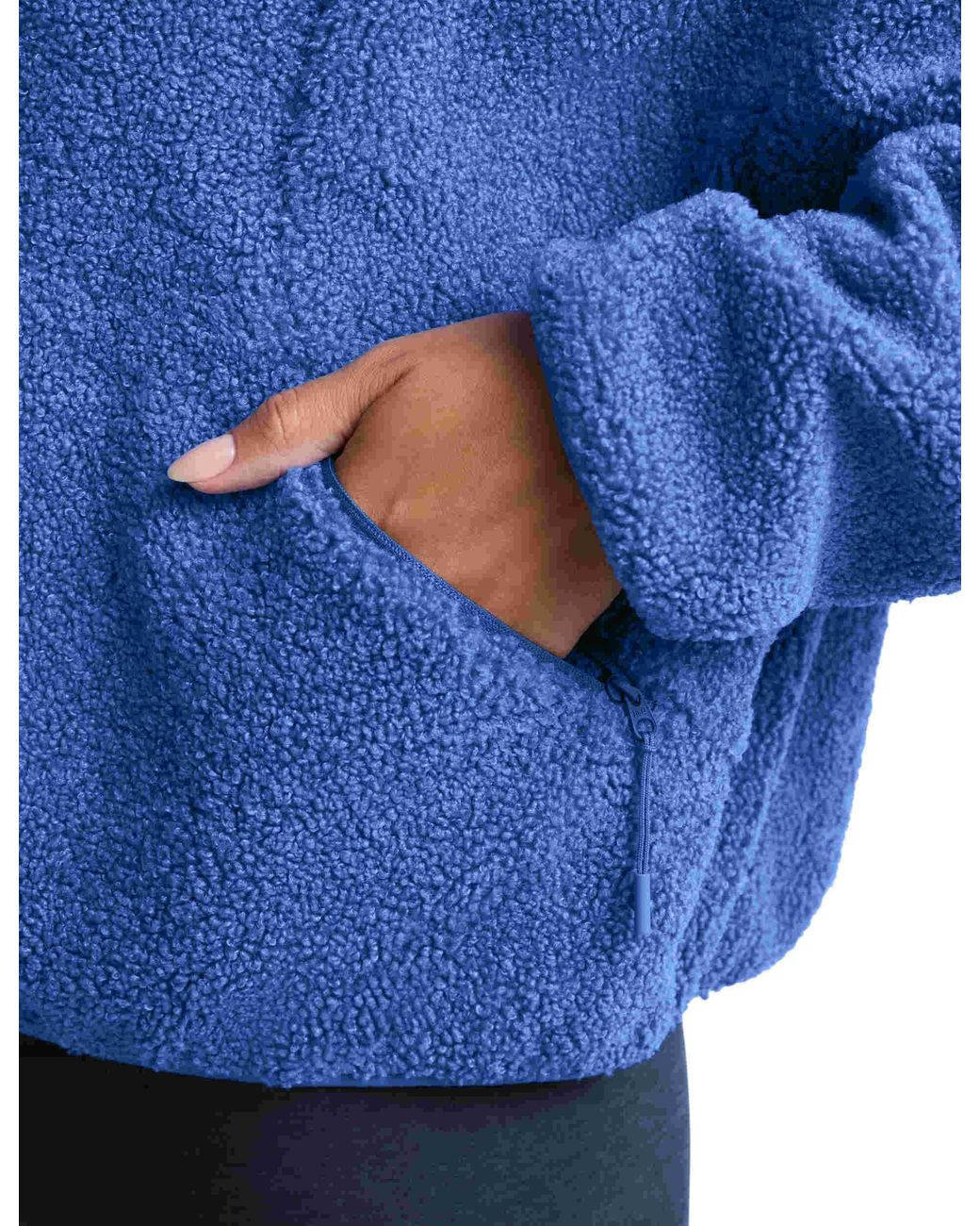 Beyond Yoga Blue Women's Unity Zip Jacket