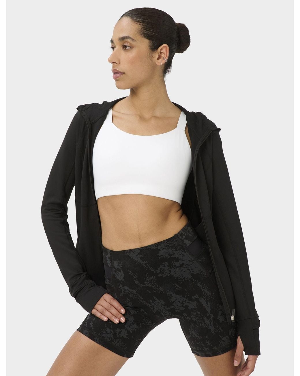 Sweaty Betty White Women's Runner's High High Support Sports Bra