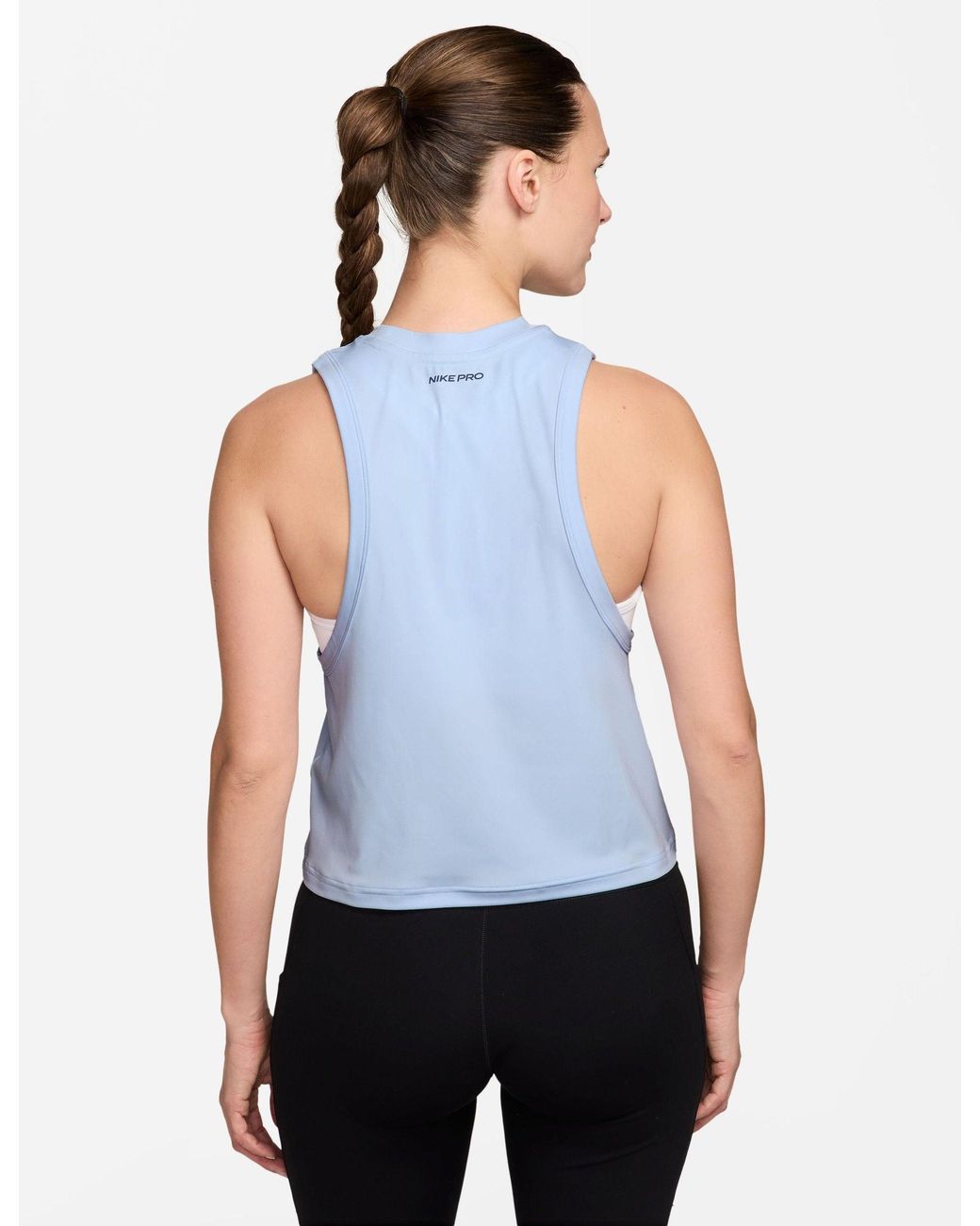 Nike Blue Women's Pro Dri-fit Tank Top
