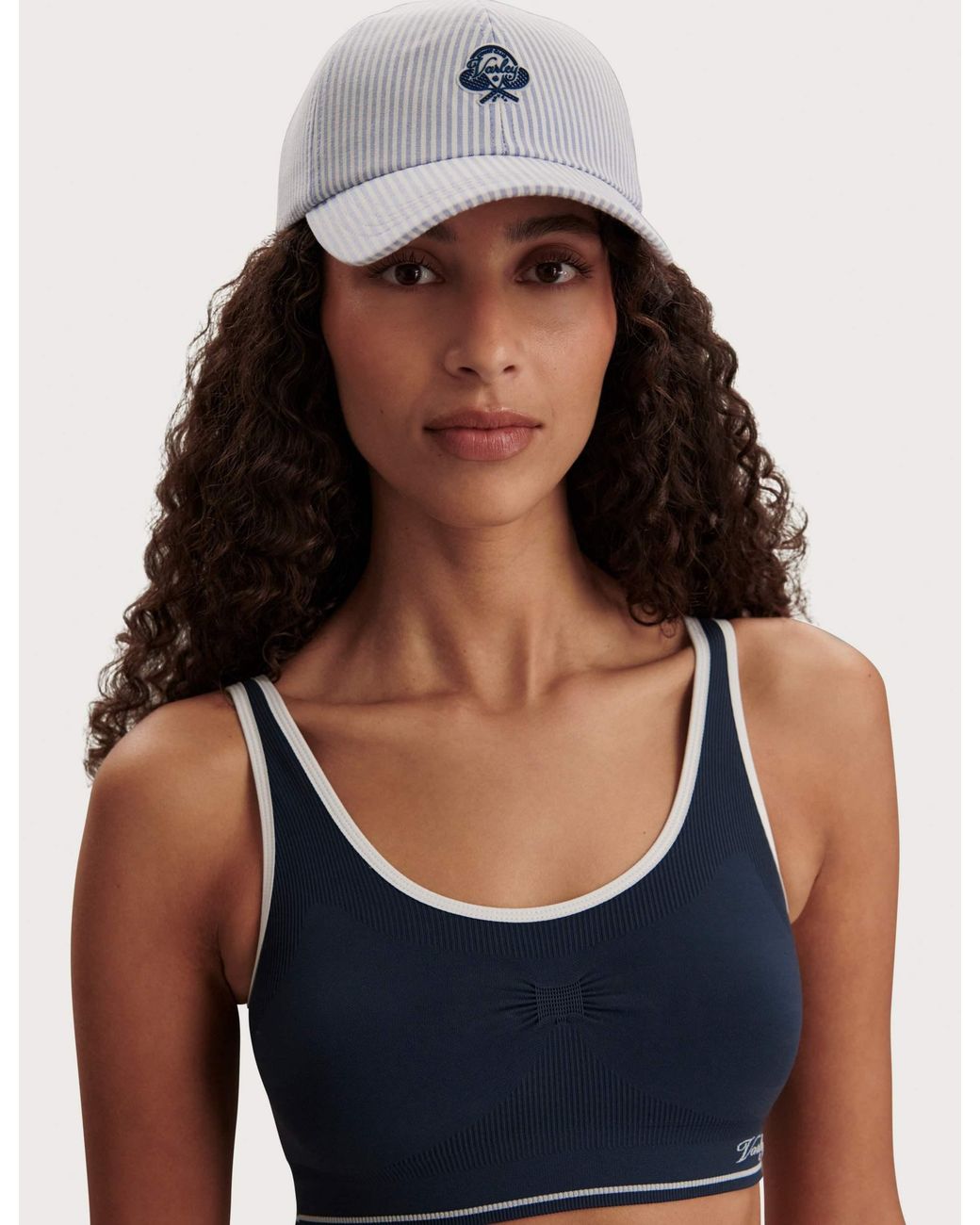 Varley Blue Women's Sakura Seamless Sports Bra