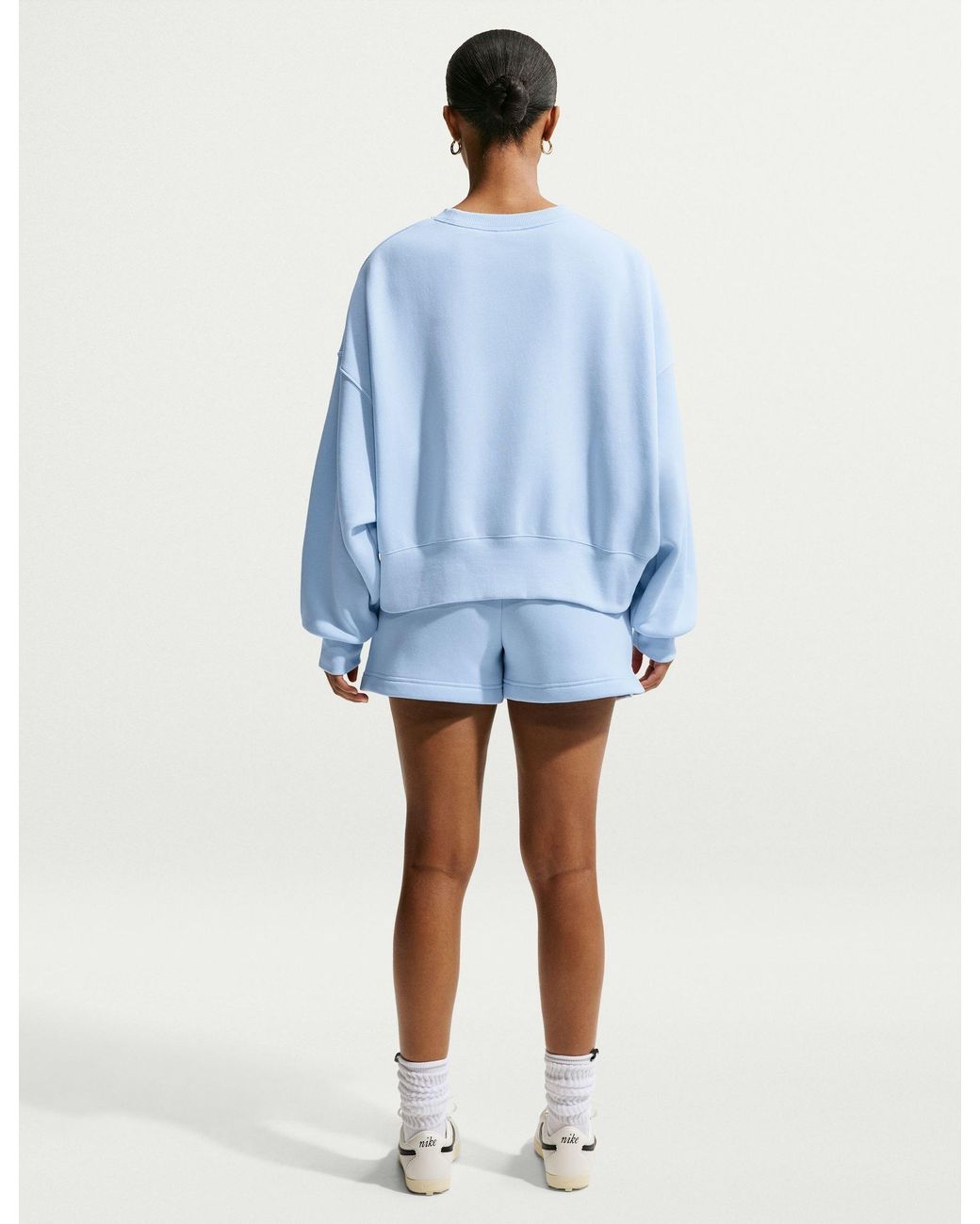 Nike Blue Women's Sportswear Phoenix Fleece Sweatshirt