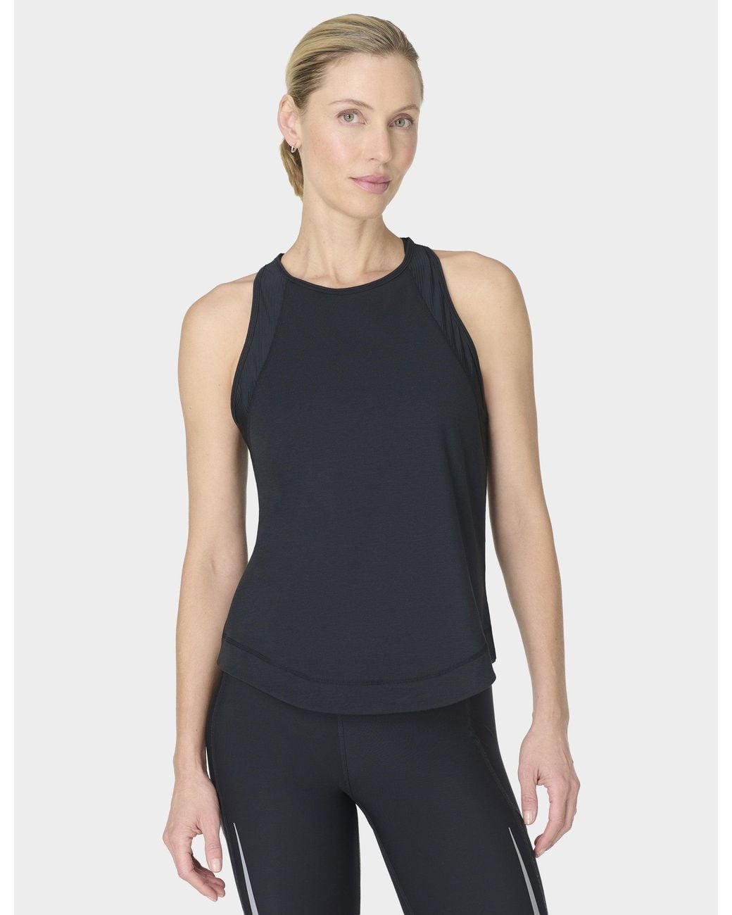 Sweaty Betty Blue Women's Breathe Easy Mesh Run Vest Top