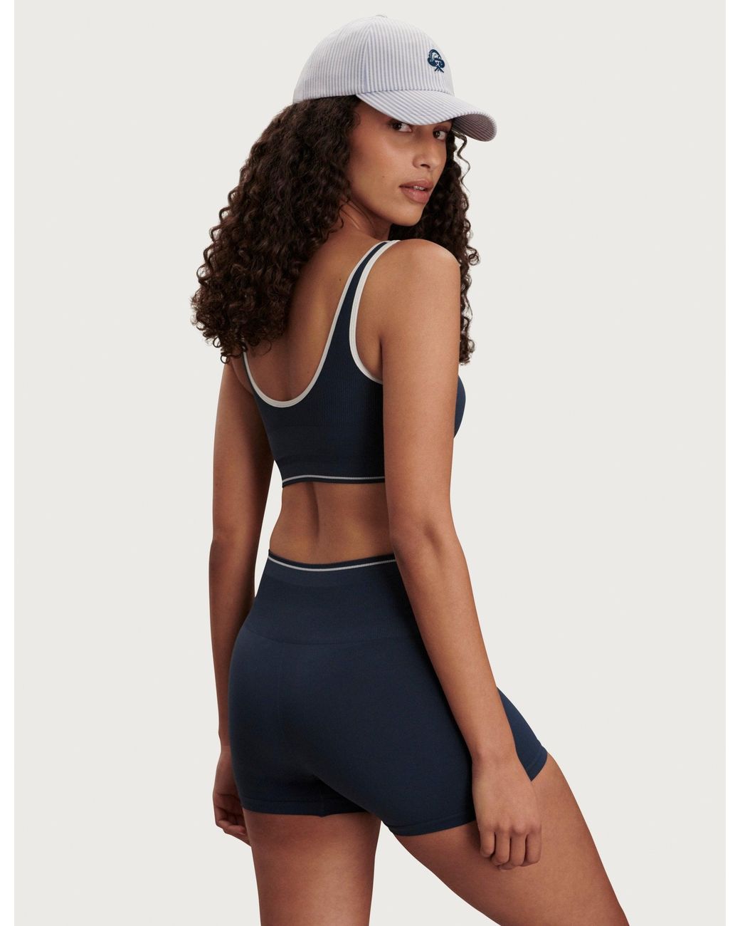 Varley Blue Women's Sakura Seamless Sports Bra