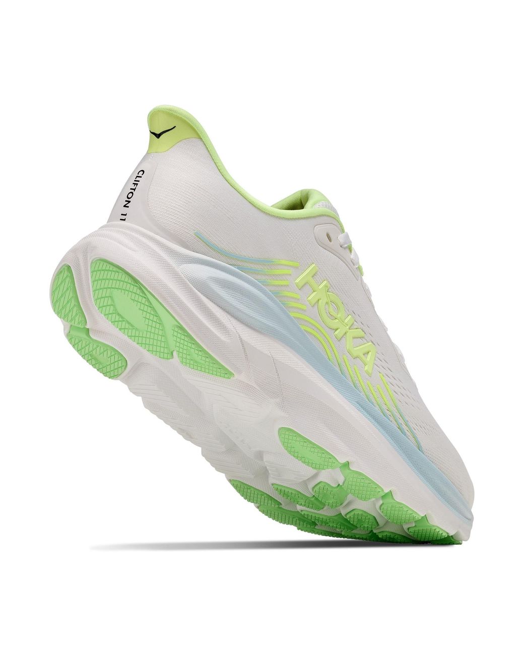 Hoka One One White Clifton 11 Road Running Shoes