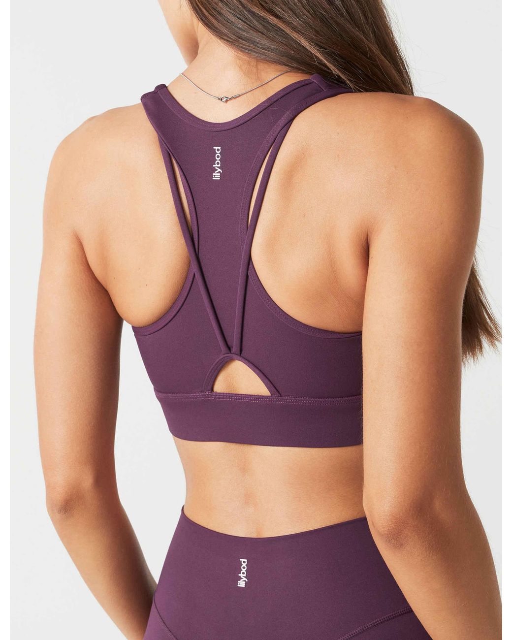 Lilybod Purple Women's Frankie Cloud-core Sports Bra