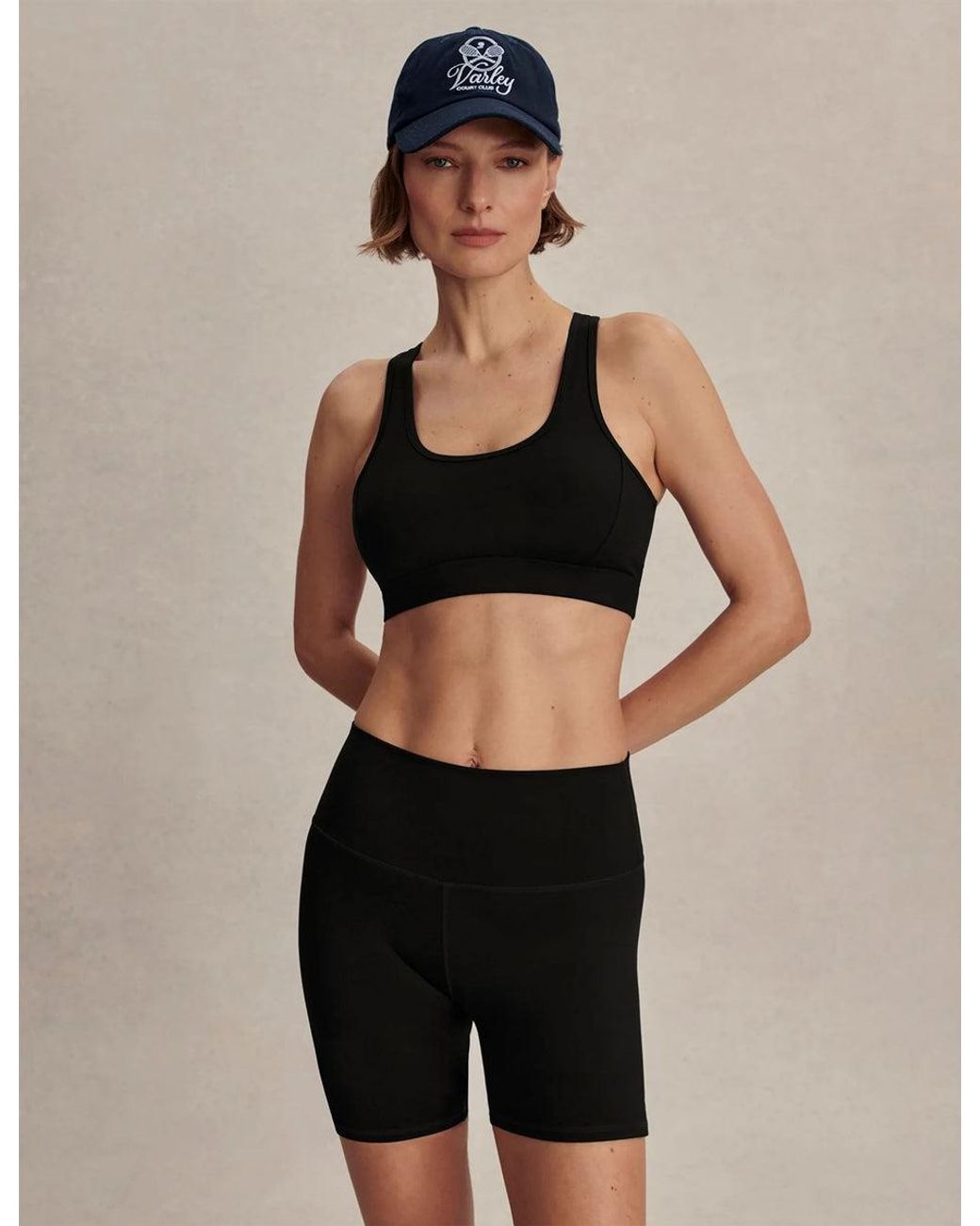 Varley Black Women's Freesoft High Waisted Short 5"