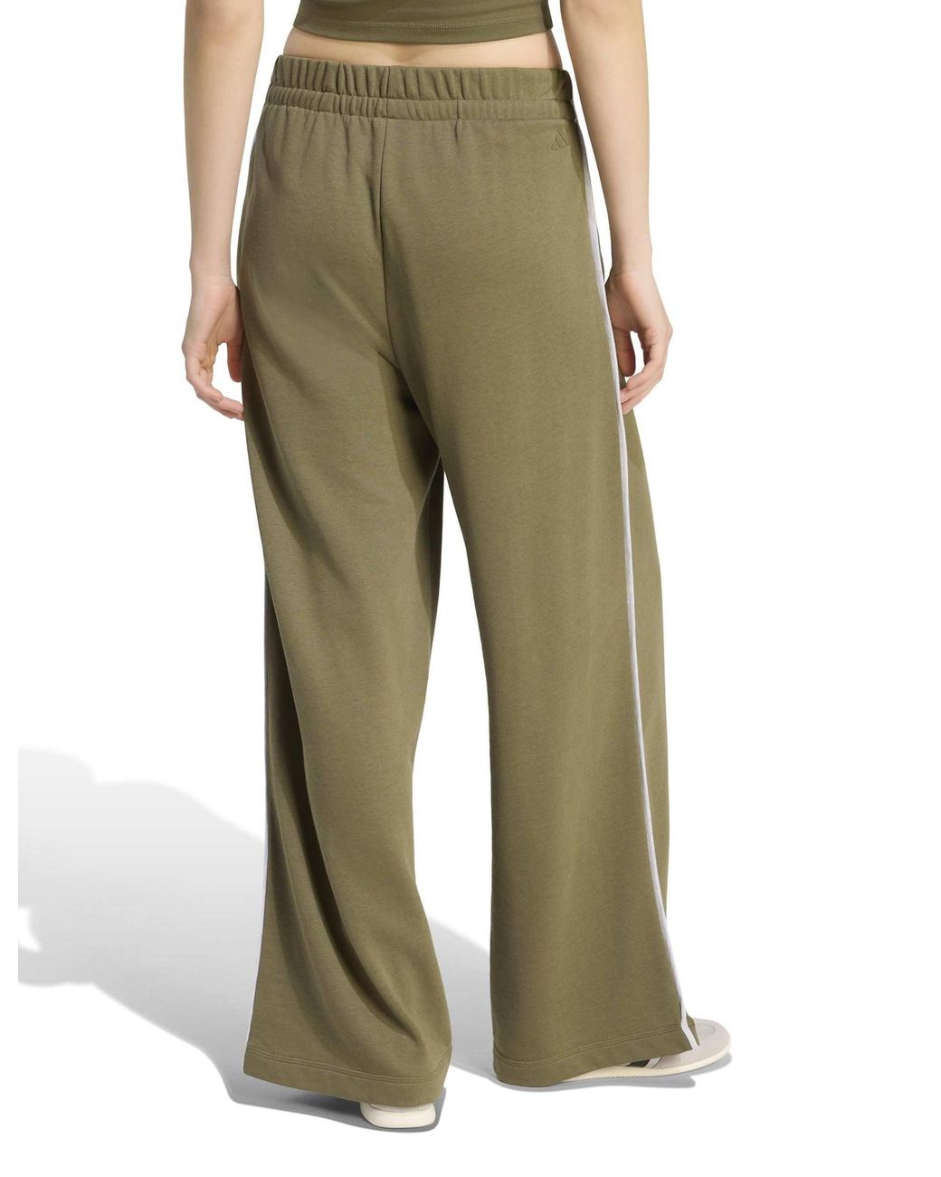Adidas Green Women's Seasonal Essentials Colorpop joggers With Embroidered Graphic