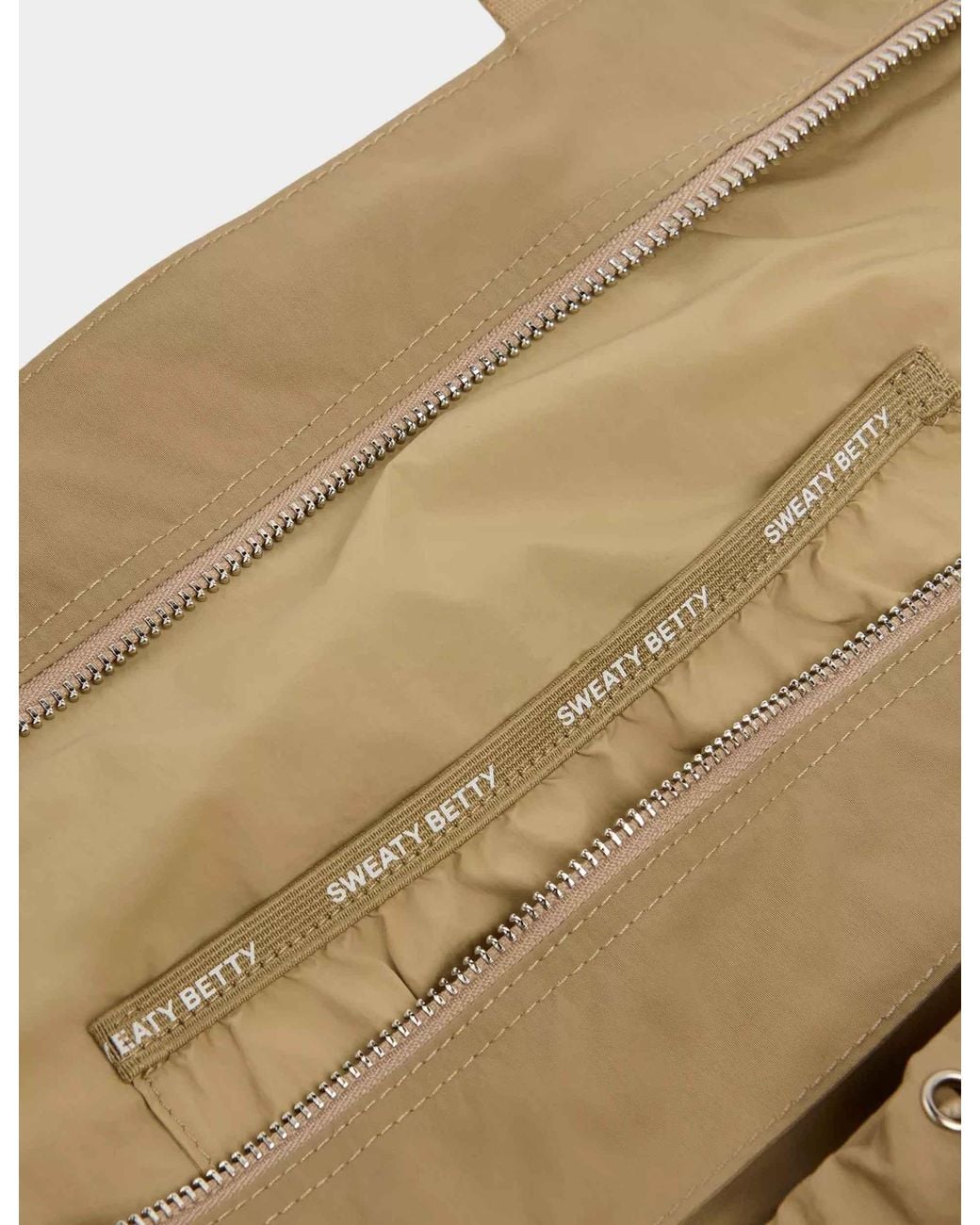 Sweaty Betty Natural Women's Nylon Ruched Tote Bag