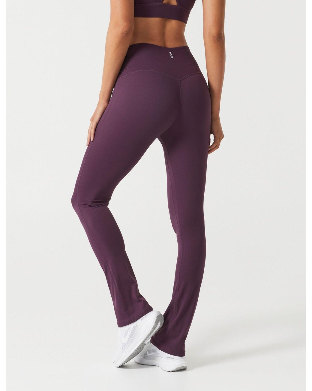 Lilybod Purple Women's Harlow Cloud-core Bootleg legging