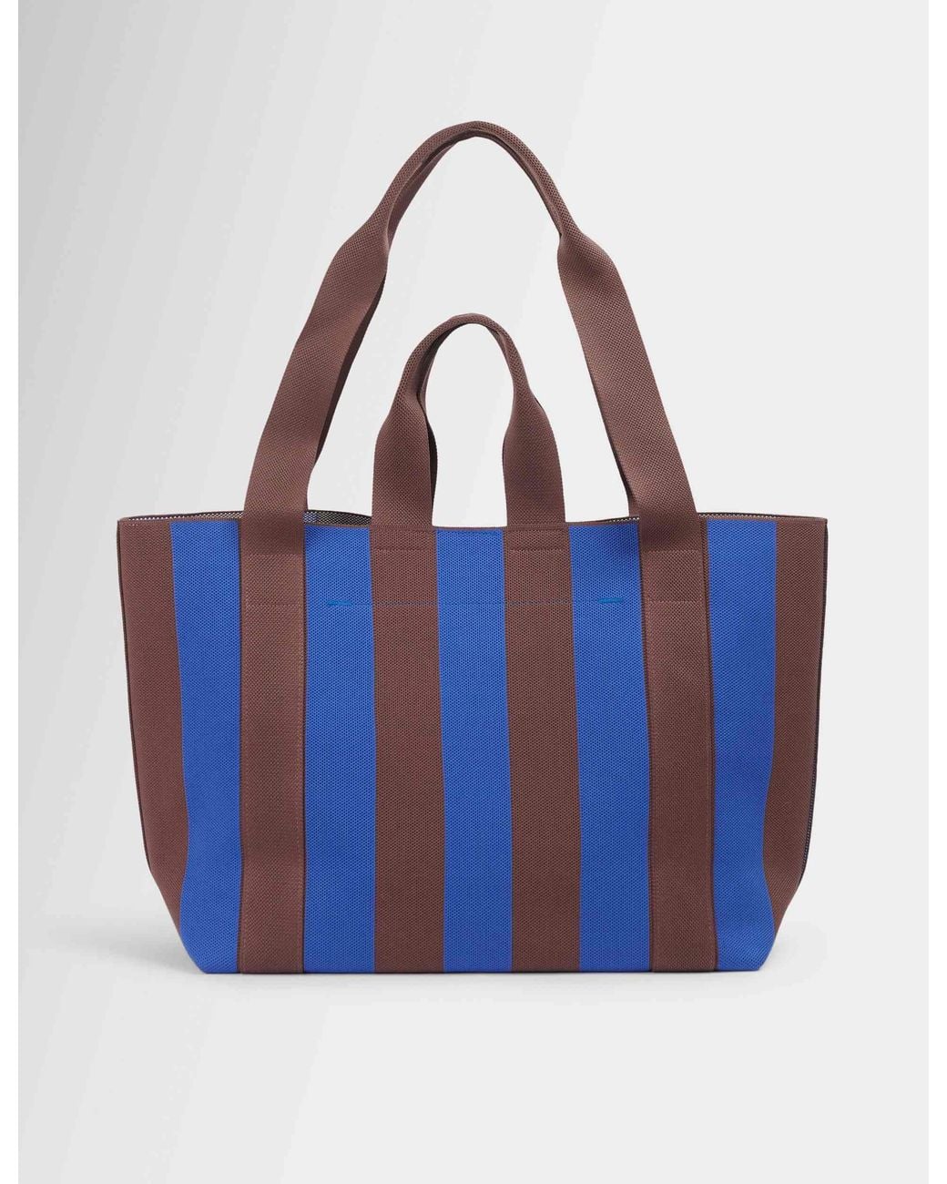 Sweaty Betty Blue Women's Knitted Stripe Bag