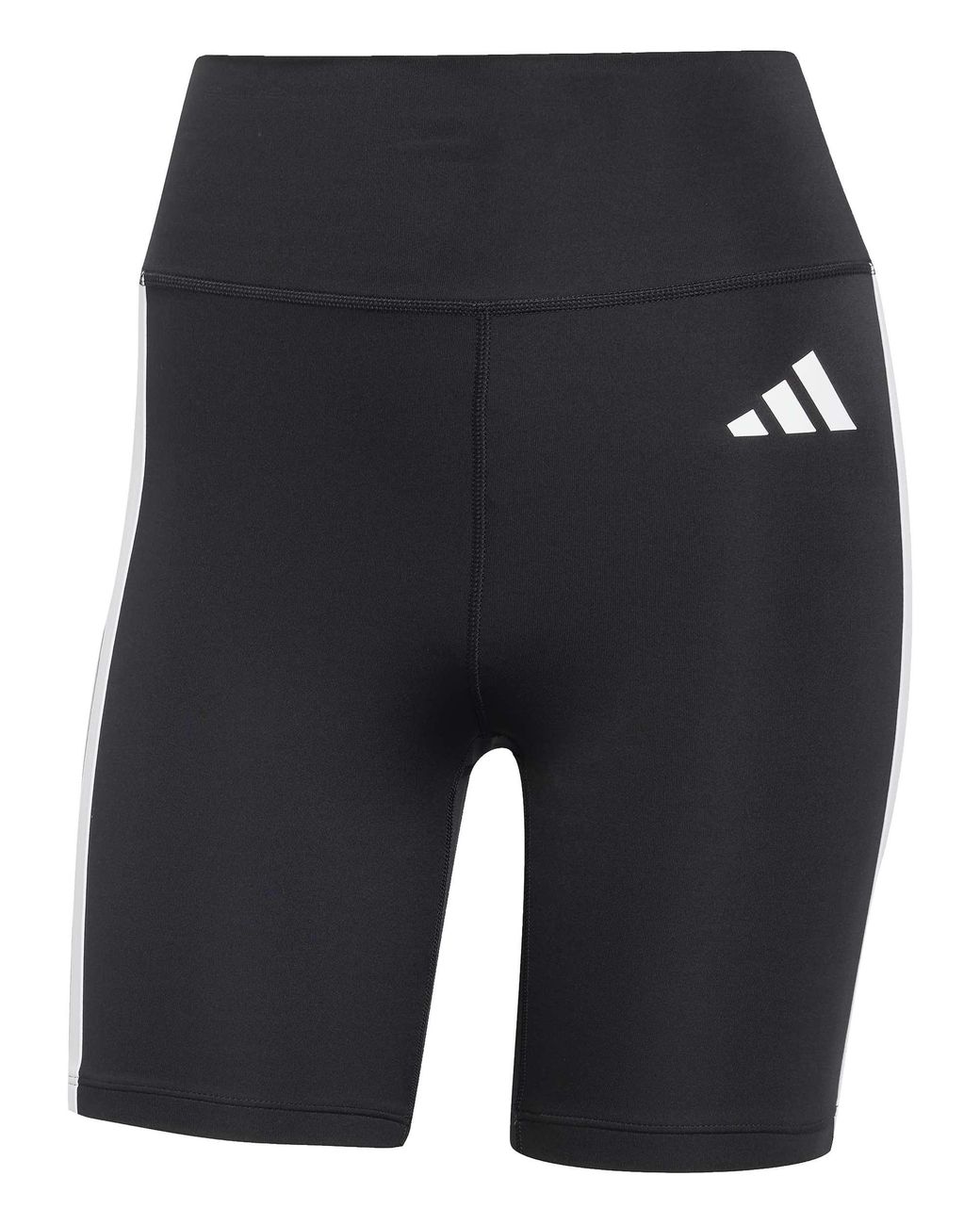 Adidas Black Women's Optime Essentials 3-stripes Short leggings