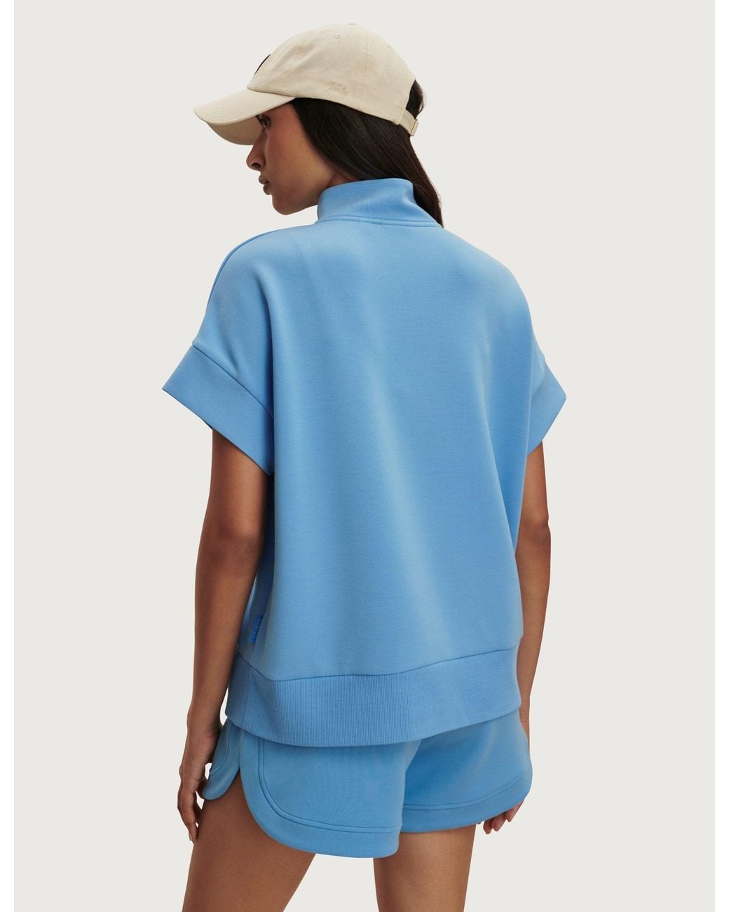 Varley Blue Women's The Ritchie Shorts Set