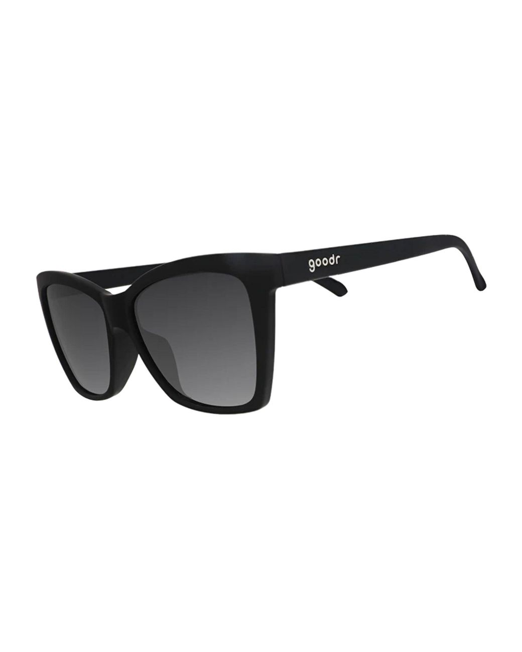 Goodr Black Sunglasses Women's New Wave Renegade