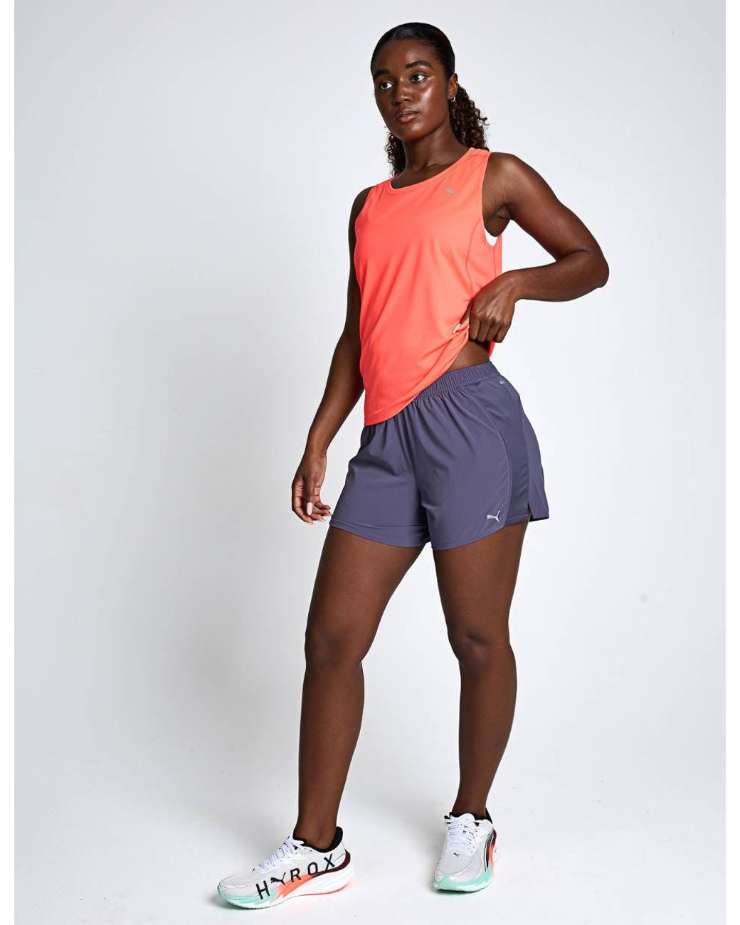 PUMA Blue Women's Velocity 5" Running Shorts