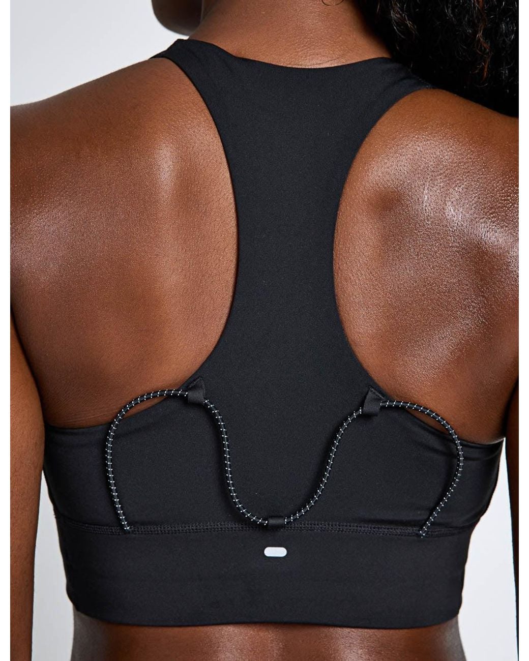 Adidas Black Women's Adi365 Running Pocket Medium Support Sports Bra