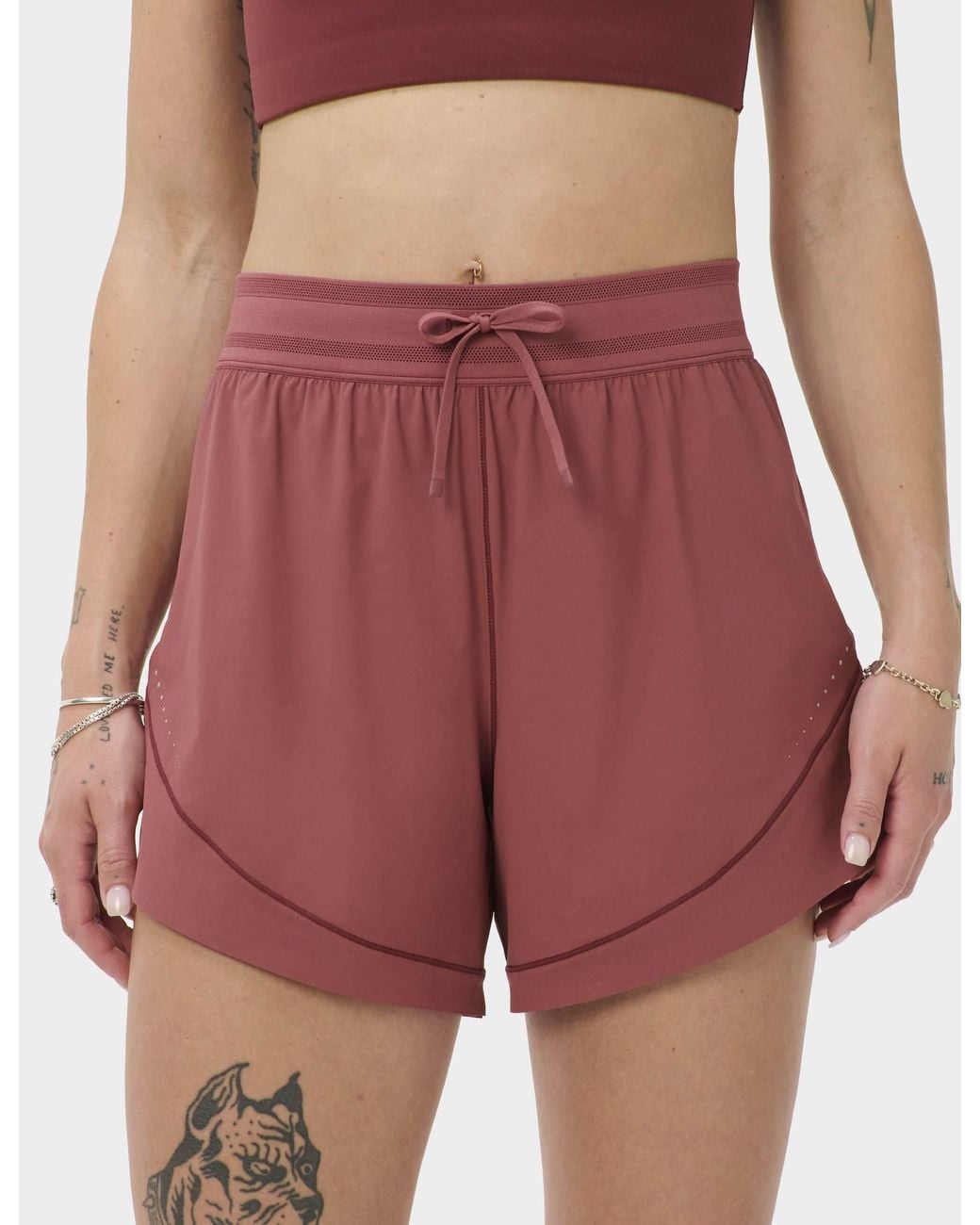 Sweaty Betty Red Women's Runners High Loose Short