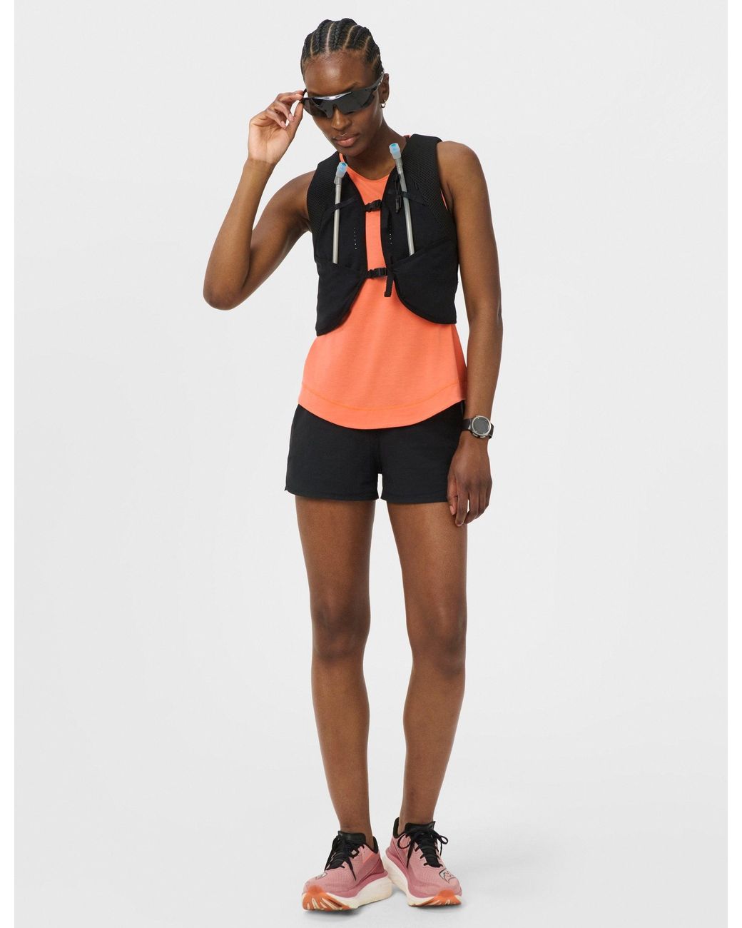 Sweaty Betty Black Women's Running Shell Shorts