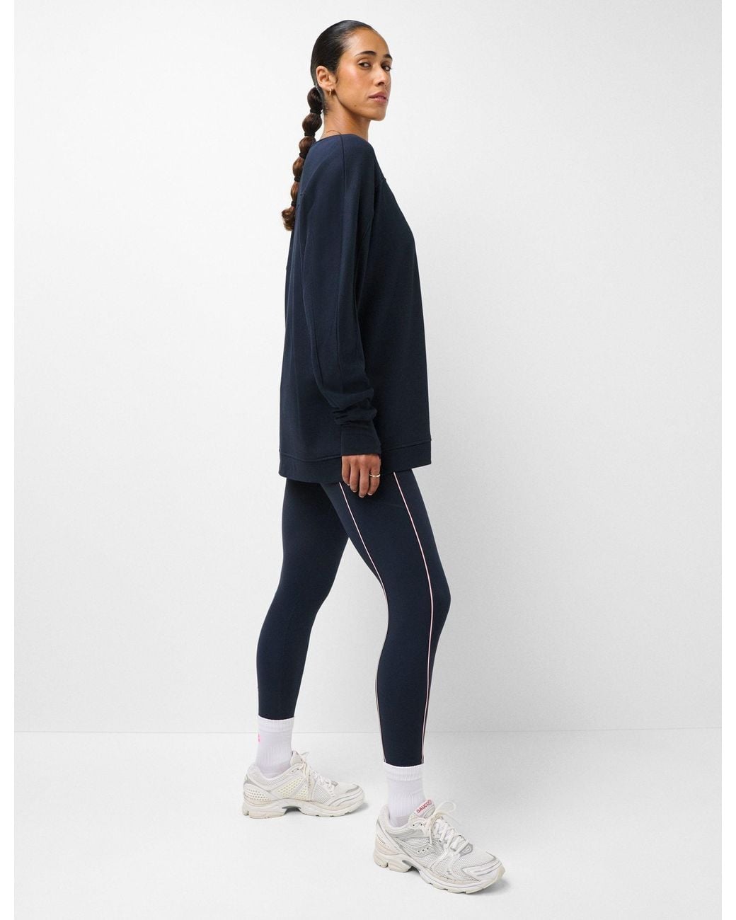 Sweaty Betty Blue Women's After Class Yoke Longline Sweatshirt