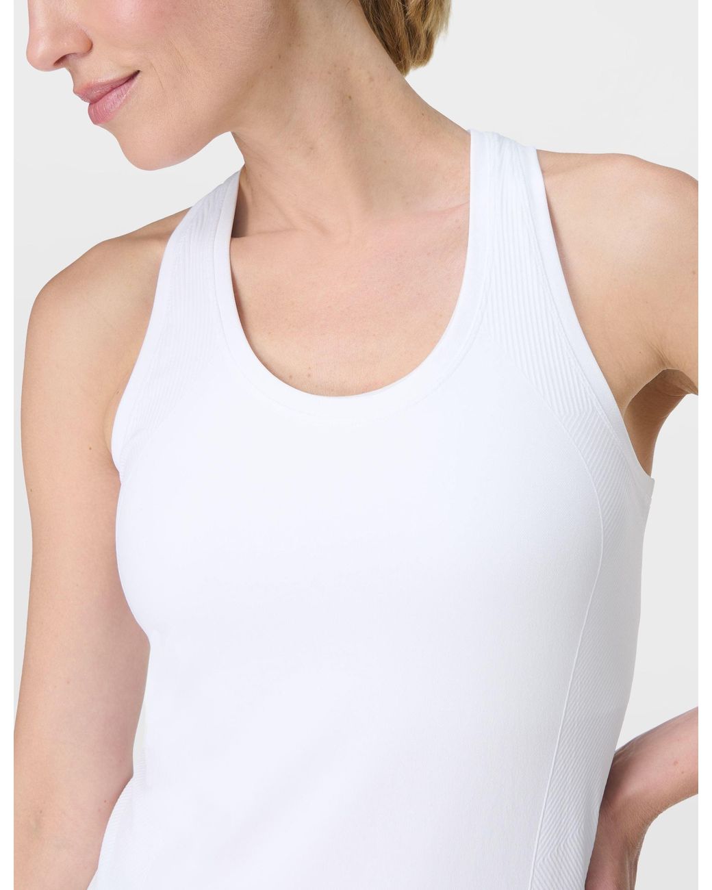 Sweaty Betty White Women's Athlete Seamless Workout Vest