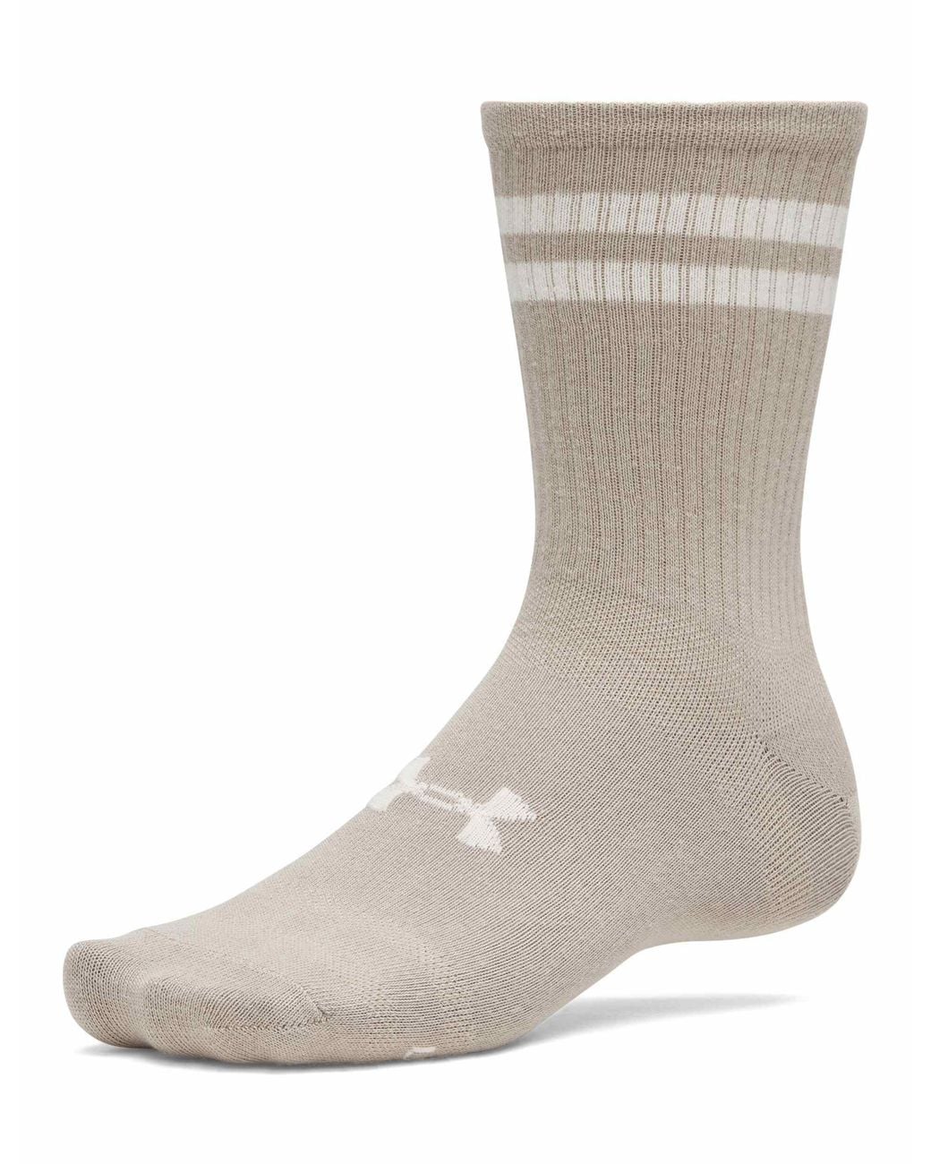 Under Armour White Women's Essential 6-pack Crew Socks