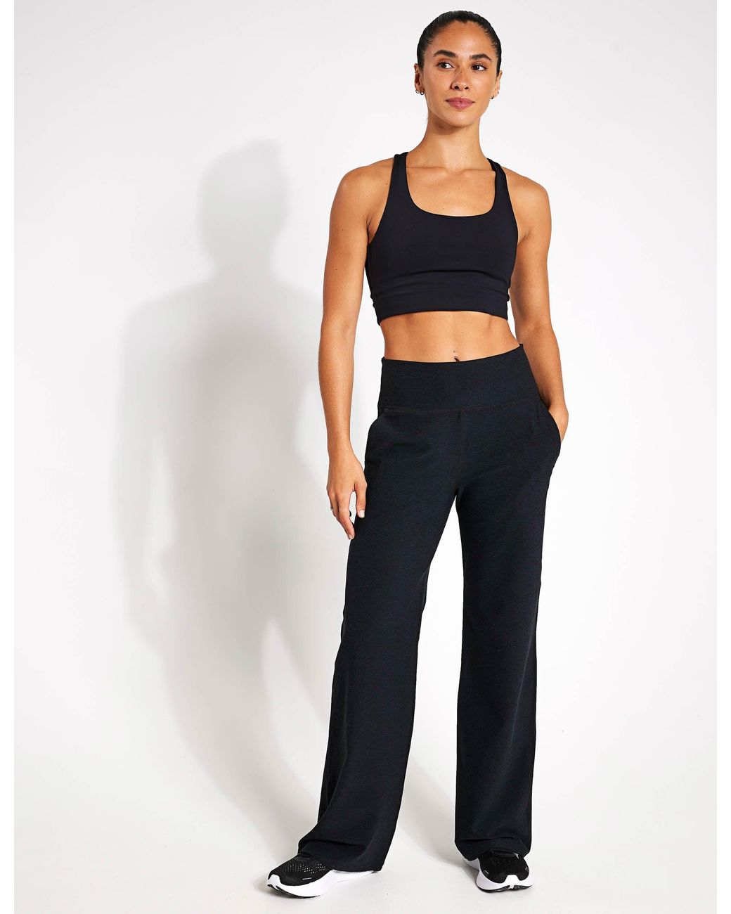 Beyond Yoga Blue Women's Spacedye Laid Back Pant