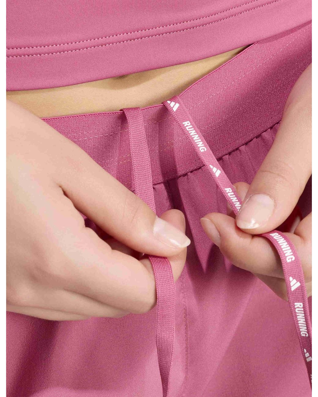 Adidas Pink Women's Adi365 Running Essentials 2in1 Shorts