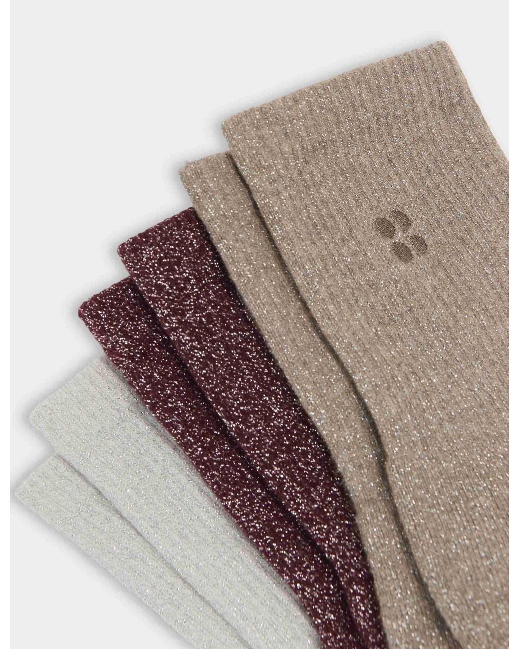 Sweaty Betty White Women's Lurex Crew Socks 3 Pack
