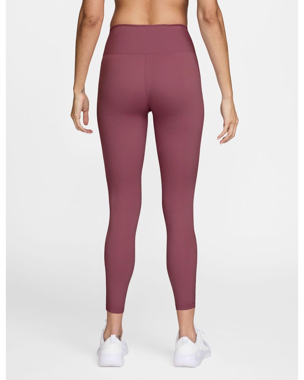 Nike Red Women's One High Waisted 7/8 leggings