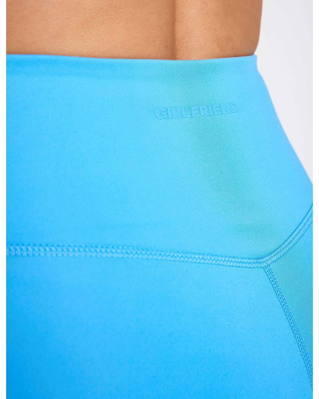 GIRLFRIEND COLLECTIVE Blue Women's High Waisted Run Short