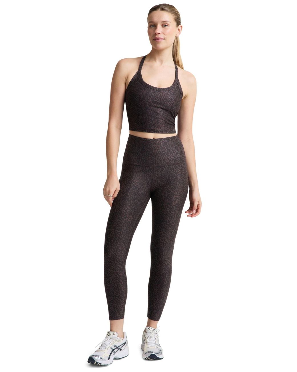 Beyond Yoga Black Women's Softmark On The Up Cropped Tank
