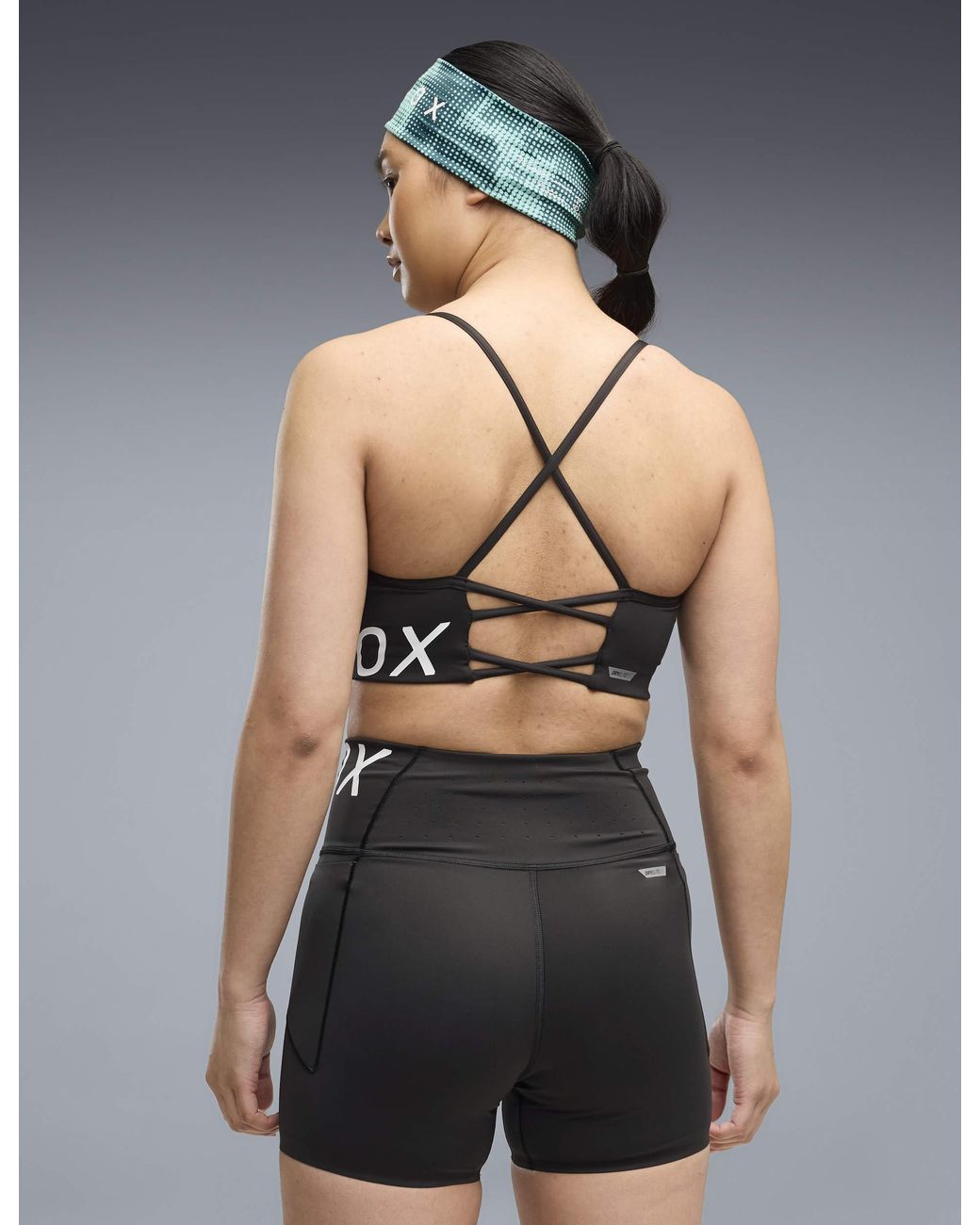 PUMA Blue Women's X Hyrox Strappy Pwrmode Sports Bra